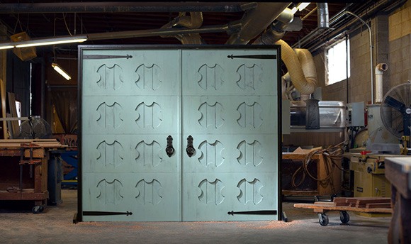 Custom Wood Door Painted